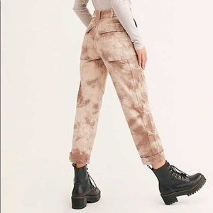 FREE PEOPLE Madison Cargo Utility Jeans Straight